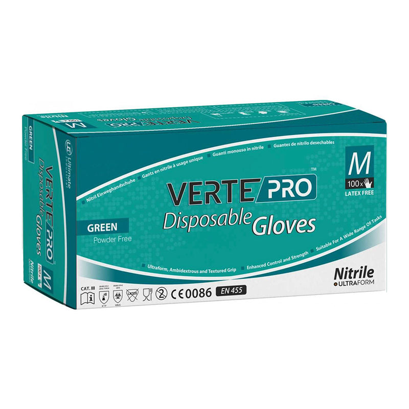 Nitrile VertePro Disposable Gloves (Box of 100)