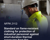 NFPA 2112: Standard on flame-resistant clothing for protection of industrial personnel against short-duration thermal exposures from fire