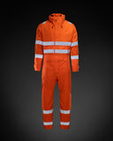 #SFV982 Waterproof Overall (HI-VIZ ORANGE)
