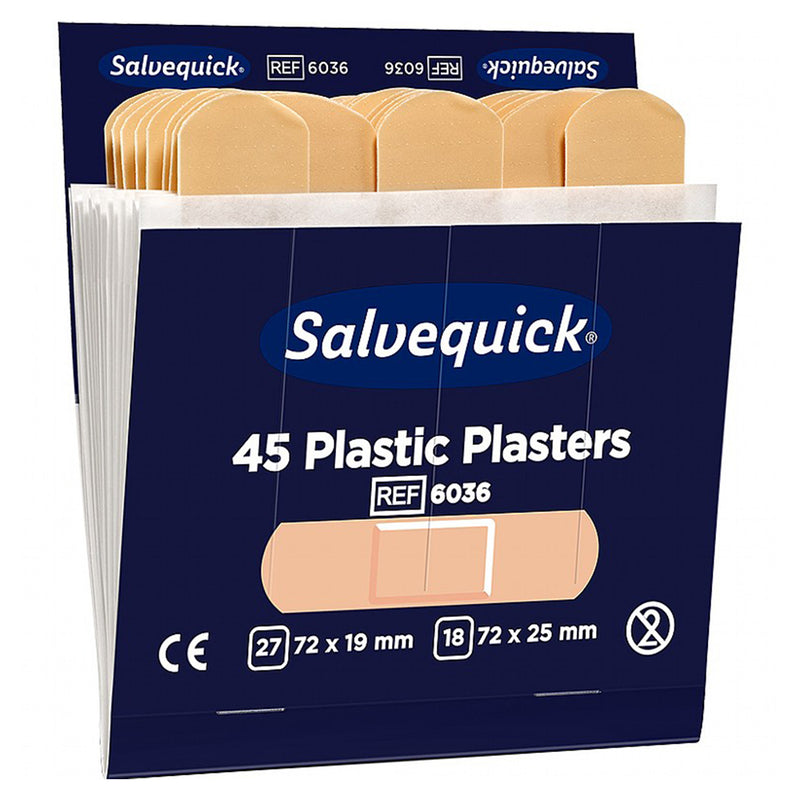 Washproof Plasters Refill Pack 6x45 Plasters