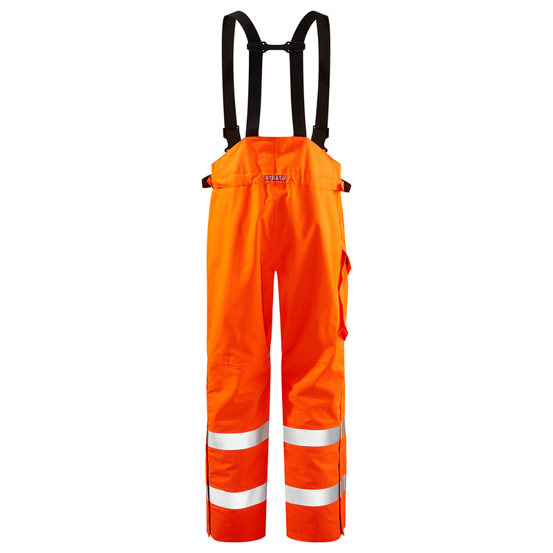 Hi-Viz Orange STRATA® ARC Hi-Viz Waterproof Bib Pants