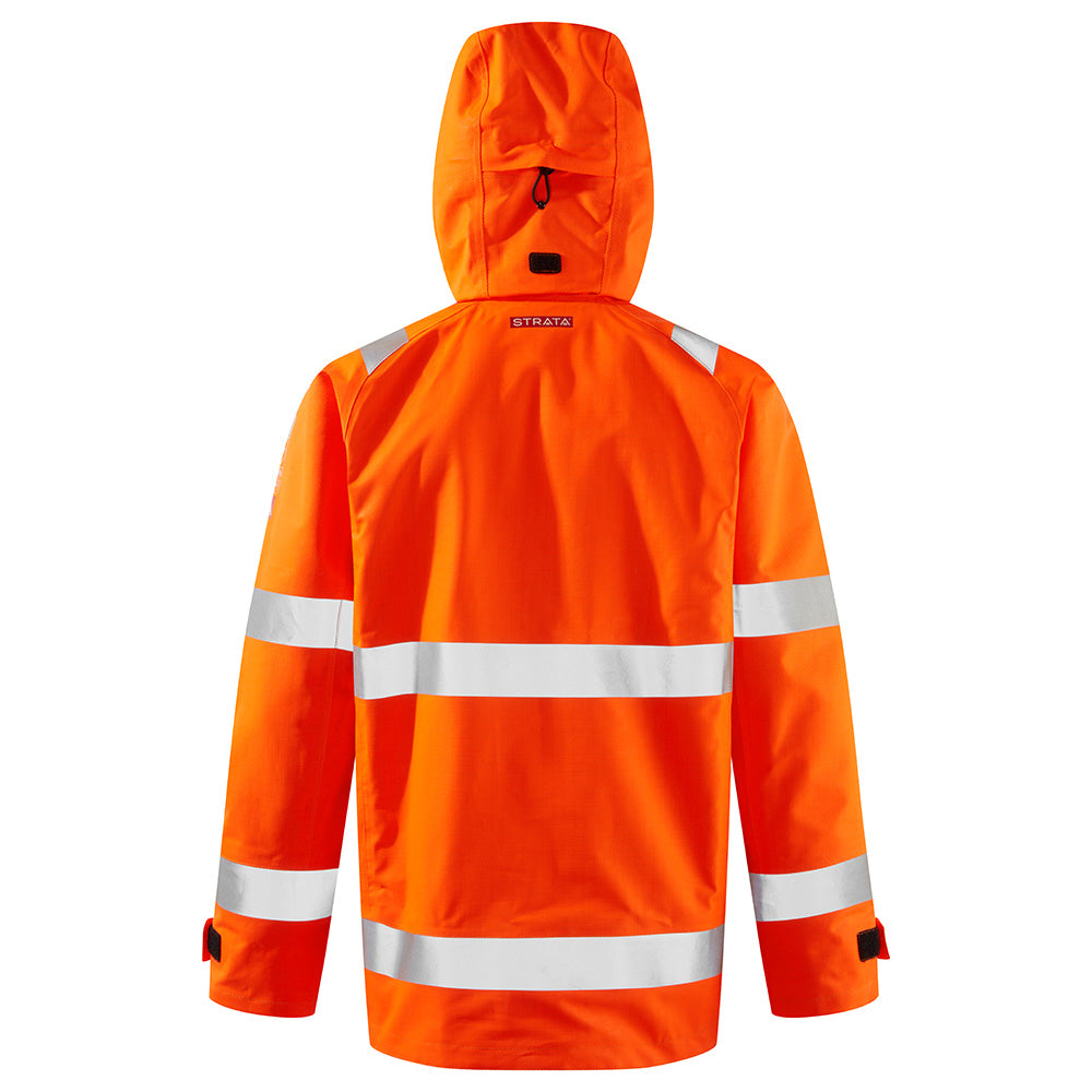 Hi-Viz Orange STRATA® ARC Hi-Viz Waterproof Jacket (CL.2