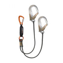 Heightec ELITE Twin Lanyard, Triple Action Karabiner