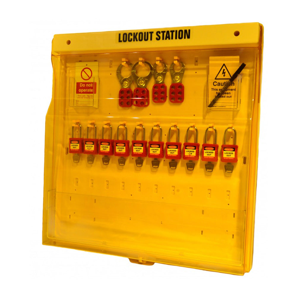 Lockout Board - Large 10 Station & Pocket with Cover – SKANWEAR®
