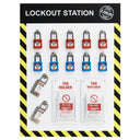 Lockout Station A - Complete with Stock 500 x 675mm, ACP Panel, Anti-Scuff Laminate, Pre-drilled
