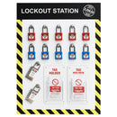 Station de consignation A - Complète avec crosse 500 x 675 mm, panneau ACP, stratifié anti-éraflures, pré-percé