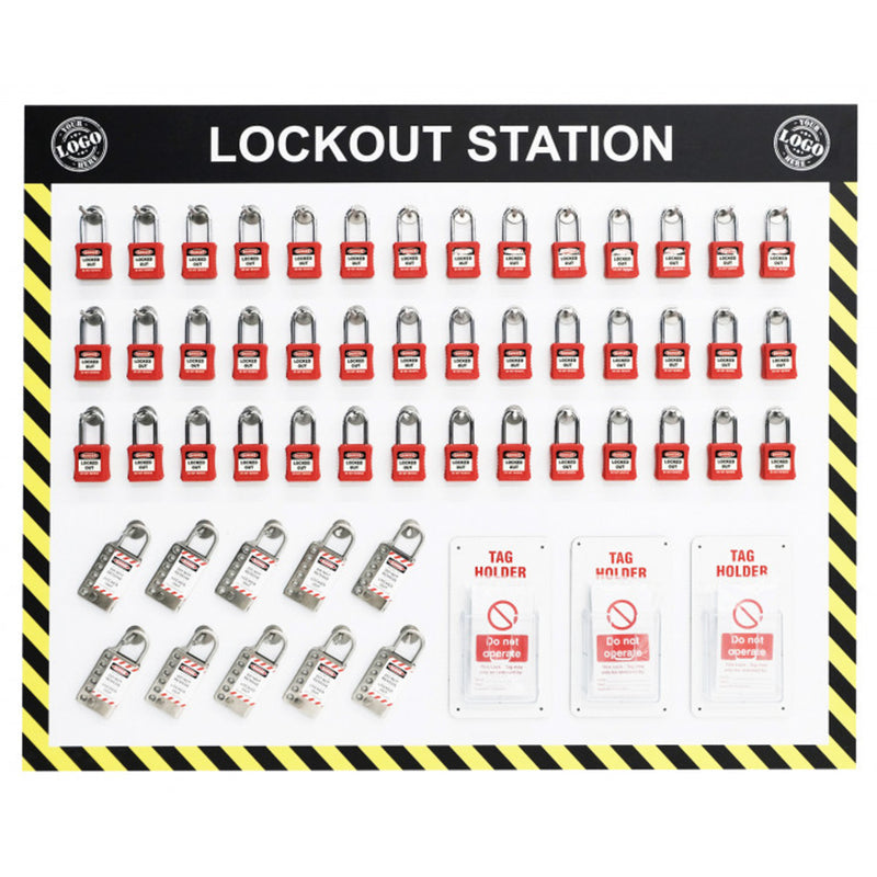 Lockout Station D - Complete with stock 1054 x 854mm, ACP Panel, Anti-Scuff Laminate, Pre-drilled