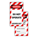 Lockout tags - DO NOT OPERATE (Double sided 10 pack)