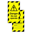 Lockout tags - Danger Do not operate (Double sided 10 pack)