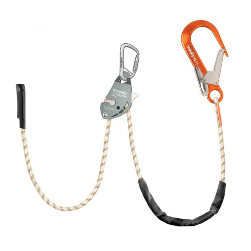PIRANHA adjustable lanyard – safety hook, screwlink