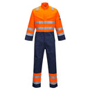 Salopette ARC Classe 1 Hi-viz Orange &amp; Navy Salopette