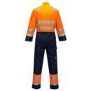 Salopette ARC Classe 1 Hi-viz Orange &amp; Navy Salopette