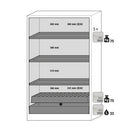 Safety storage cabinet Q-CLASSIC-90